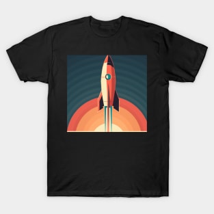 Toy rocket taking off T-Shirt